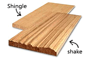 shingle vs shake on roof