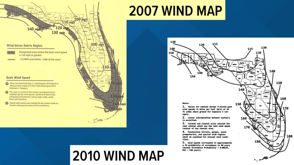 Florida Homeowners Insurance Wind Zone Codes