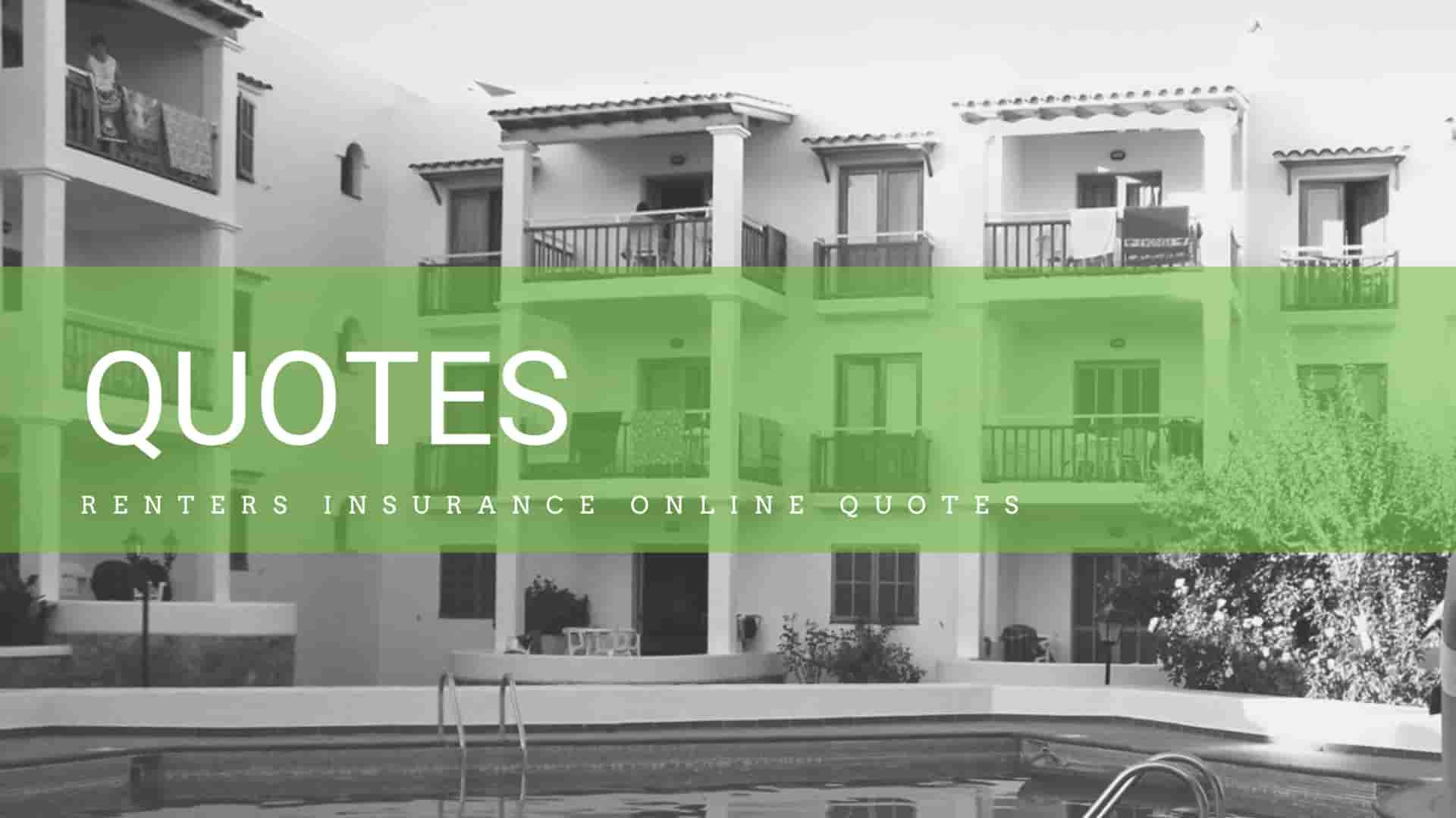 Renters Insurance Quote Comparisons